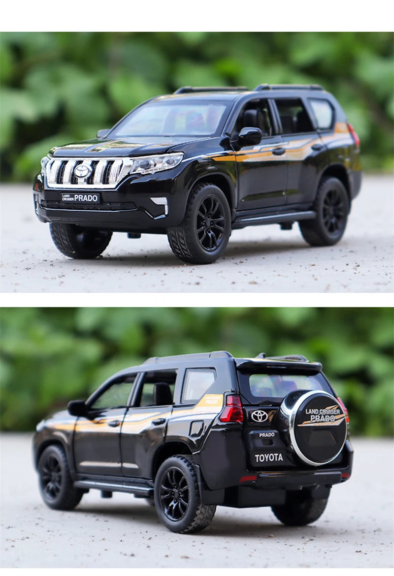 1:32 Toyota Prado SUV Alloy Car Diecasts Metal Toy Vehicles Car Model Collection LAND CRUISER Simulation Car Model Toy Gift