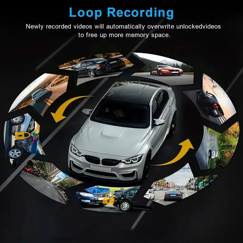 1080P dual camera,Dash Cam for cars,Front And Inside,car camera with IR Night Vision,Loop Recording,wide angle Car DVR Camera