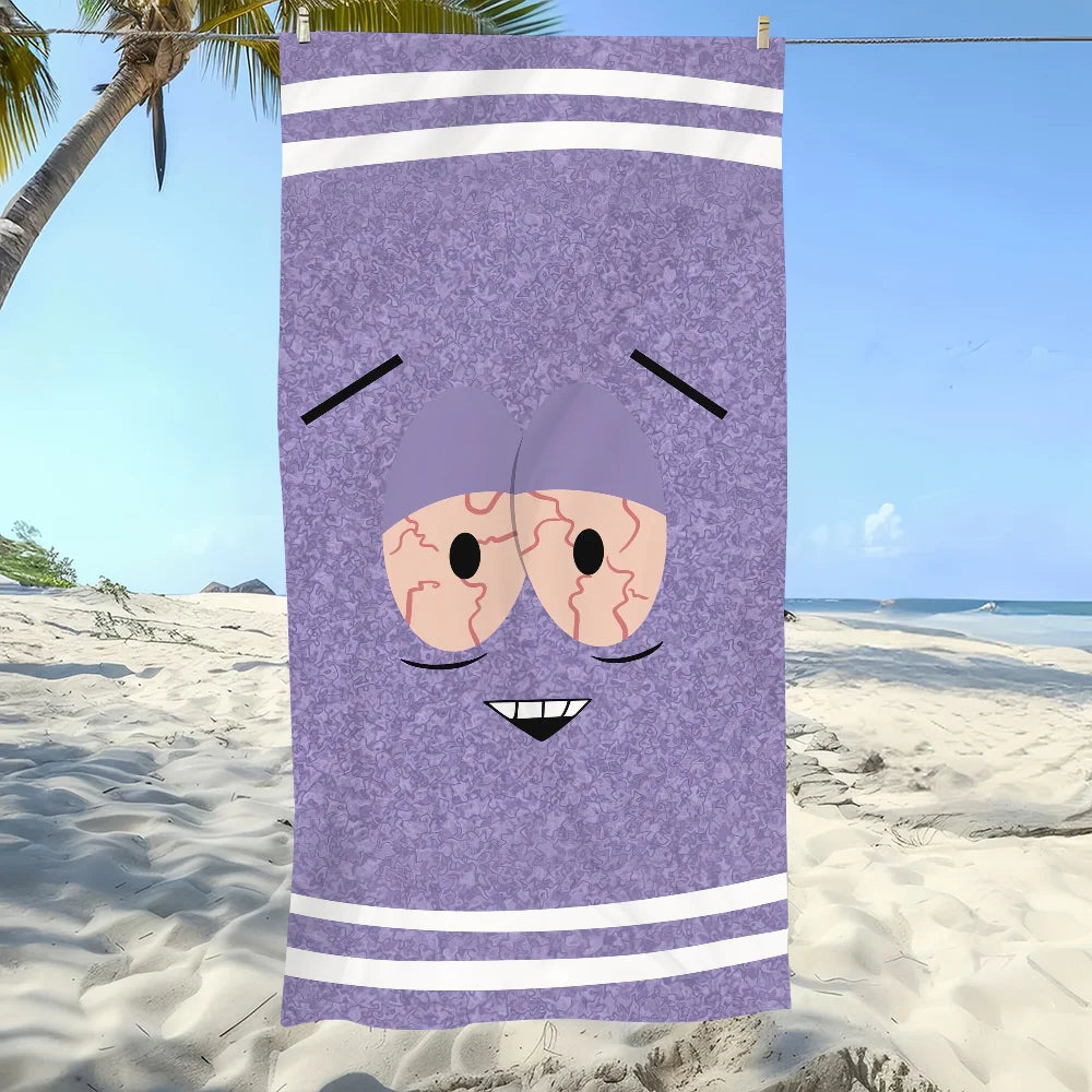 Cartoon Funny T-Towelie Towel Soft Pool Gift For Travel Gym Shower Camping Quick Dry Sports Large Beach Towel
