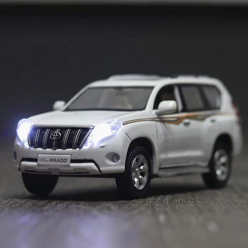 1:32 Toyota Prado SUV Alloy Car Diecasts Metal Toy Vehicles Car Model Collection LAND CRUISER Simulation Car Model Toy Gift