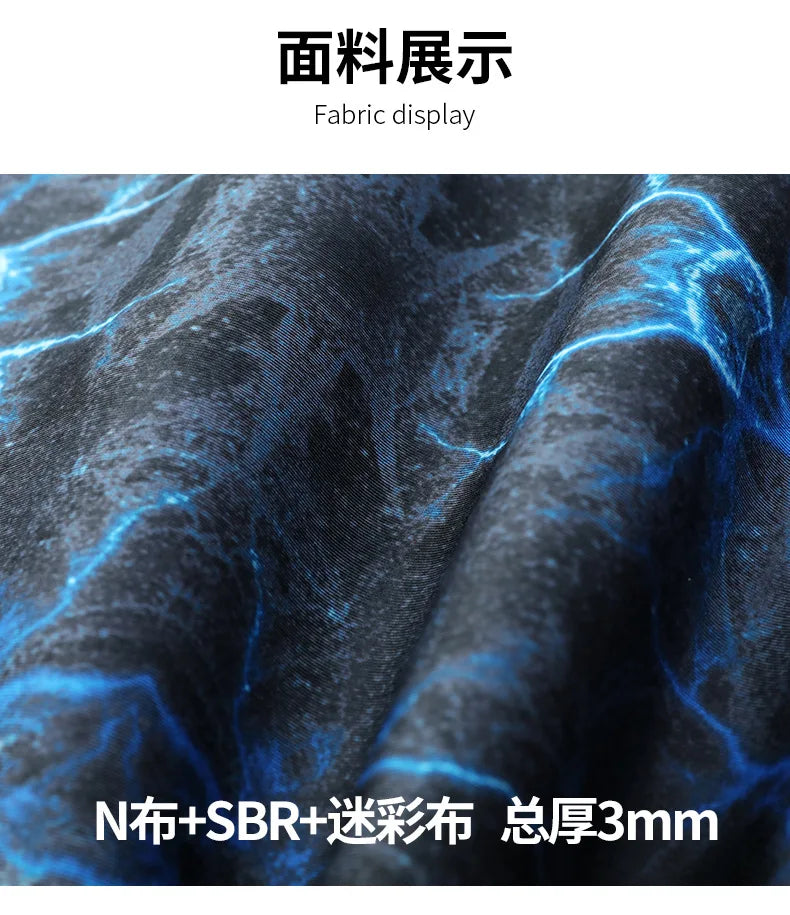 3mm Fishing Suit Diving Suit Cold and Warm Split Body Swimming Surfing Suit Free Diving Fishing and Hunting