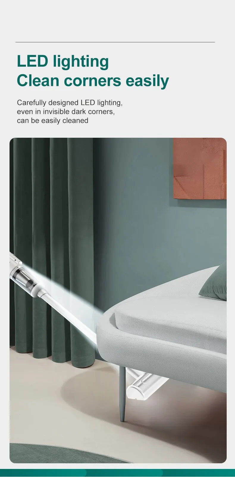 Multifunctional Handheld Vacuum Cleaner Powerful Suction 15000pa Filter Wireless Vacuum Cleaner for Pet hair Floor Household