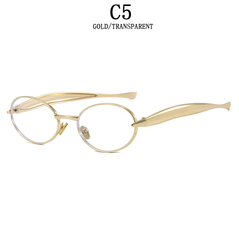 2025 Oval Sunglasses Women Trendy Steampunk Fashion Glasses Luxury Vintage Sunglass Men Lunette Soleil Femme Sunglasses For Men