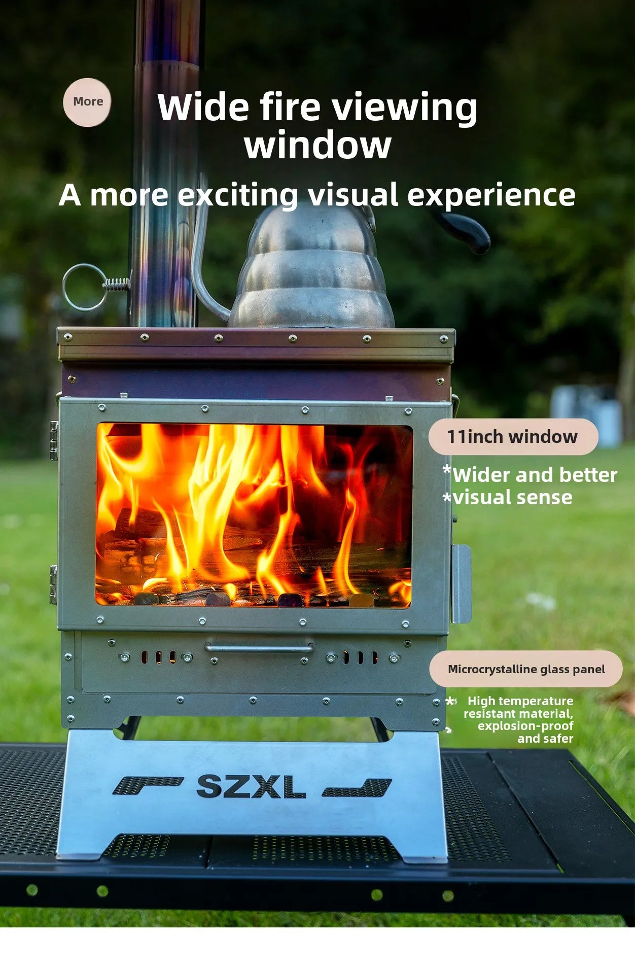 Firewood Fireplace Master Firewood Fireplace Outdoor Winter Heating Furnace Firewood stove Camping