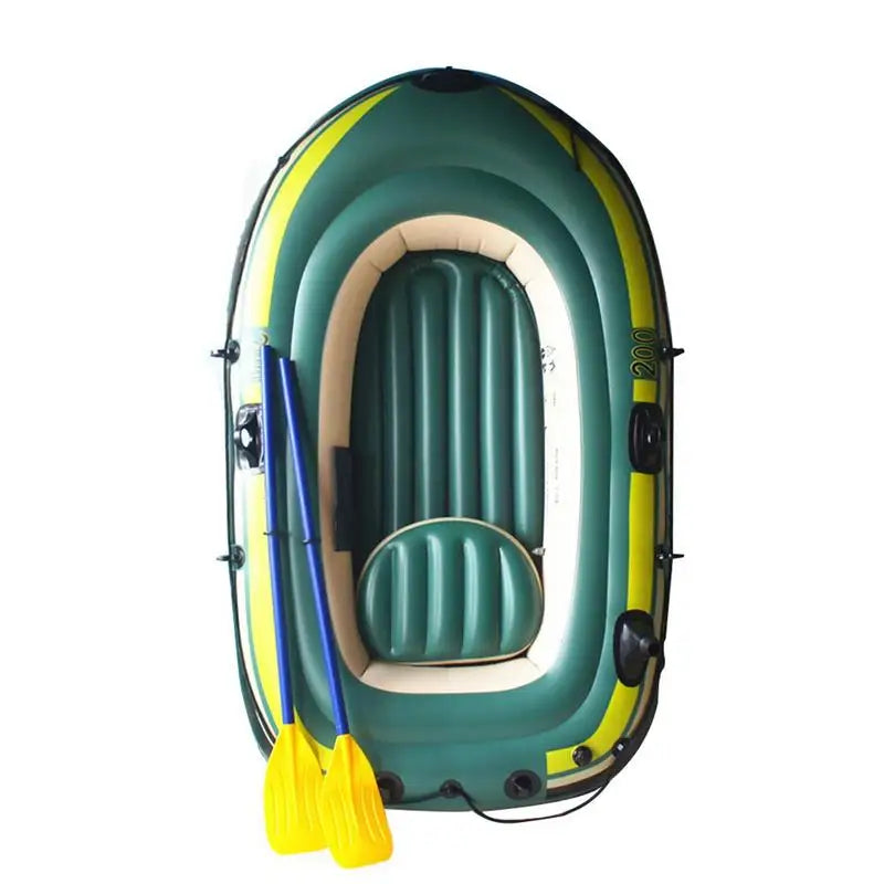 2/3 Person Inflatable Boat Set Heavy Duty Fishing Air Kayak Canoe (NO Oars And Foot Pump) Fishing Drifting Rafting Boat