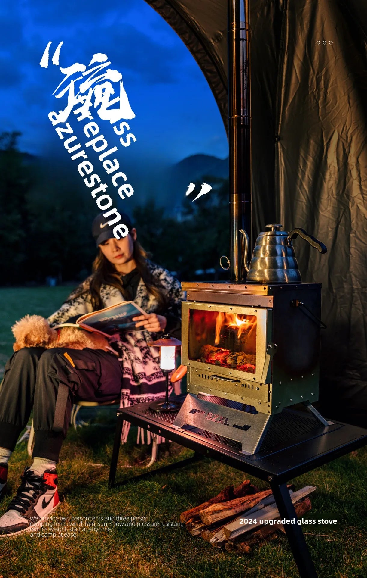 Firewood Fireplace Master Firewood Fireplace Outdoor Winter Heating Furnace Firewood stove Camping