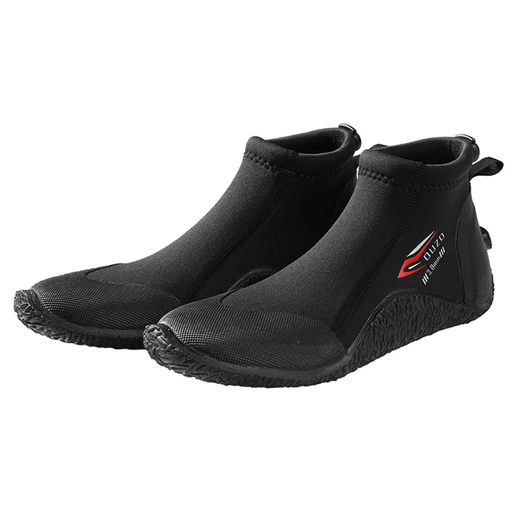 3MM Short Diving Boots Neoprene Scuba Diving Snorkeling Water Shoes Beach Surfing Anti Slip Boots Snorkeling Spearfishing Shoes