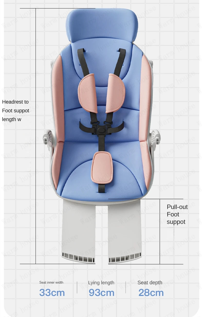 Baby stroller 0 to 3 years High view Shock absorption four wheels stroller folding Can sit or lie down lightweight baby stroller