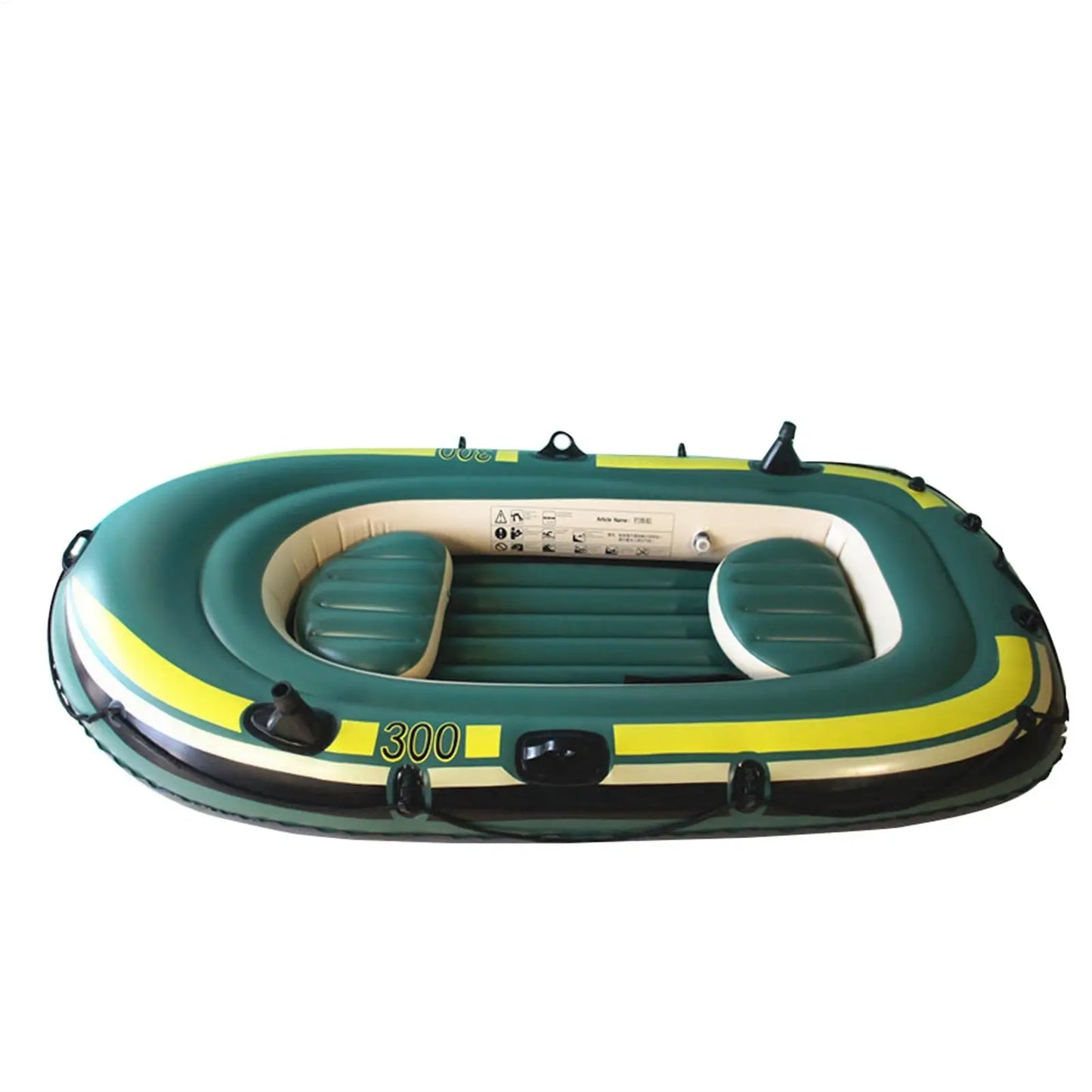 2/3 Person Inflatable Boat Set Heavy Duty Fishing Air Kayak Canoe (NO Oars And Foot Pump) Fishing Drifting Rafting Boat