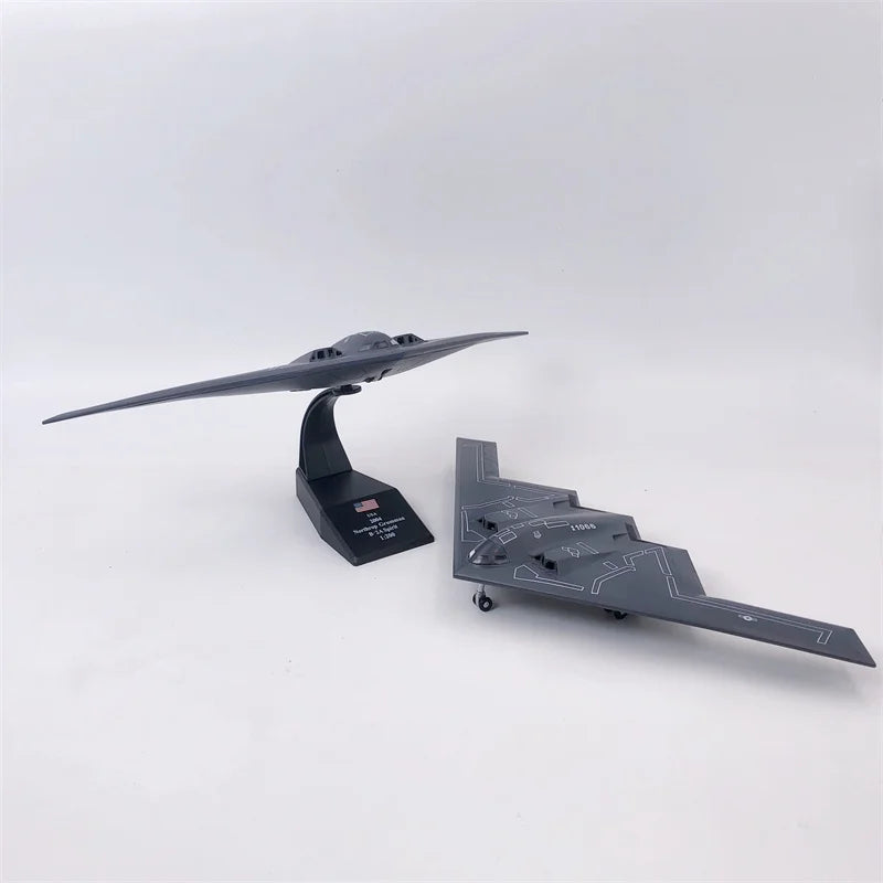 Diecast 1/200 Scale B2 USAF B-2A Bomber Aircraft Airplane Plane Replica Model Toy For Display Collection Holiday gifts