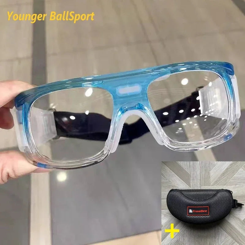 2025 Myopia Basketball Glasses Sport Eyewear Football Gradient Anti-Collision Glasses Removable Training Goggles Cycling Glasses