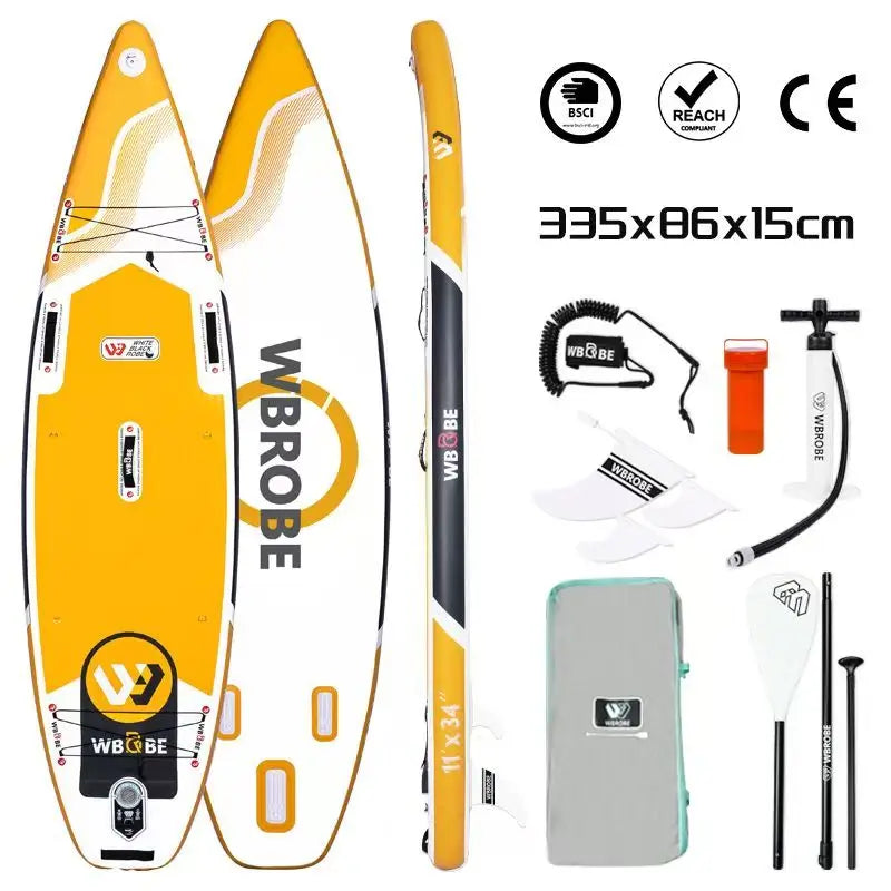 TOURUS  blue wood double layers sup boards melting inflatable stable stand up paddle board 11feet 33inch