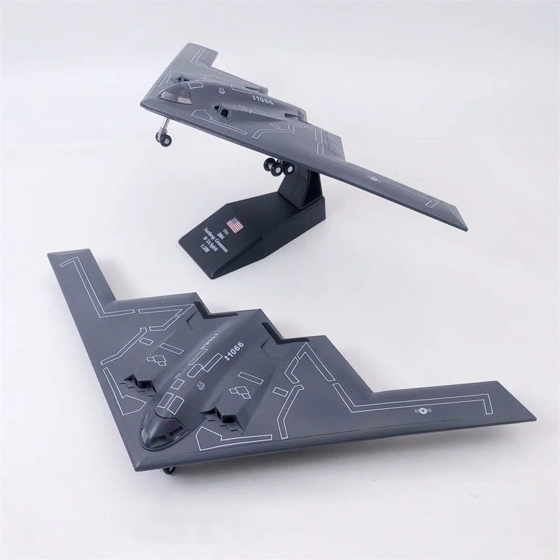 Diecast 1/200 Scale B2 USAF B-2A Bomber Aircraft Airplane Plane Replica Model Toy For Display Collection Holiday gifts