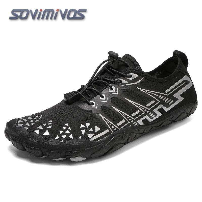 Green Water Shoes For Men Aqua Upstream Shoes New Breathable Mesh Beach Sandals Summer Sport Shoes Women Swimming Shoes Slippers