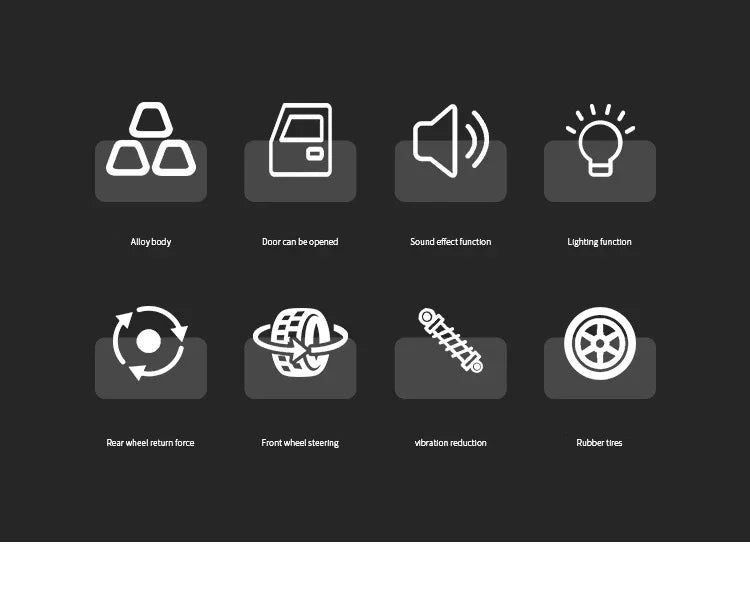 1:24 300SL Alloy Classic Vintage car Model Car Model Diecast Metal Pull Back Sound Light Car For Children Gift