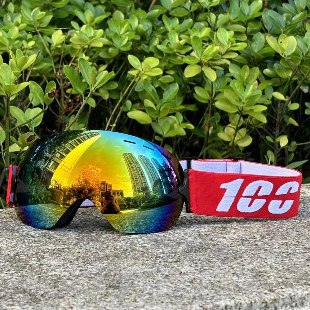 Lightweight Professional Ski Goggles Men UV400 Adult Anti-fog 100 Snowboard Skiing Glasses Women Ultra-light Winter Snow Eyewear