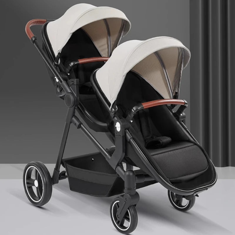 A Foldable, Multifunctional Stroller That Can Be Carried on An Airplane. It Can Be Disassembled Into A Lightweight Baby Bike.