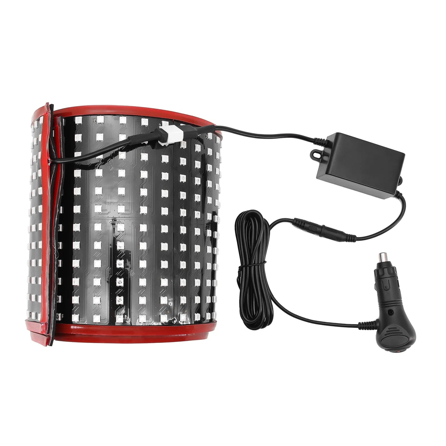 60/70/80CM LED Pixel Panel Light Remote Control Soft Foldable Lighting Scrolling For Truck Car Devil Eye  For Board Windshield