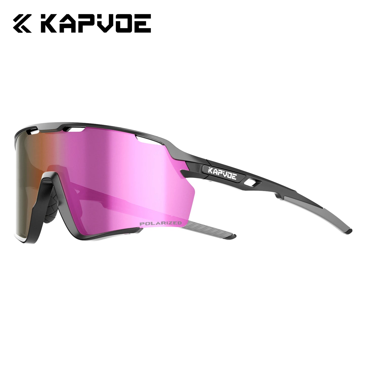 KAPVOE New Outdoor Polarized Sunglasses MTB Road Bike Cycling Glasses Sports Fishing Hiking Men Women Bicycle UV400 Goggles