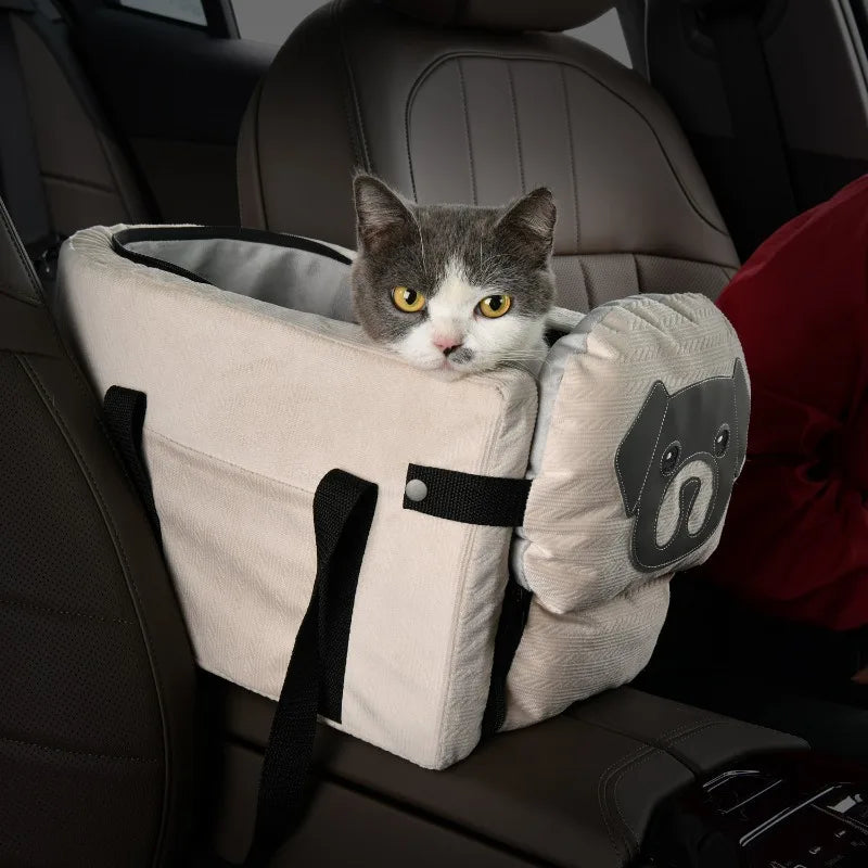 Cute Pet Car Luggage Multifunction Convenient Pet Car Safety Seat Large Capacity Dog Car Backpack Outdoor Travel