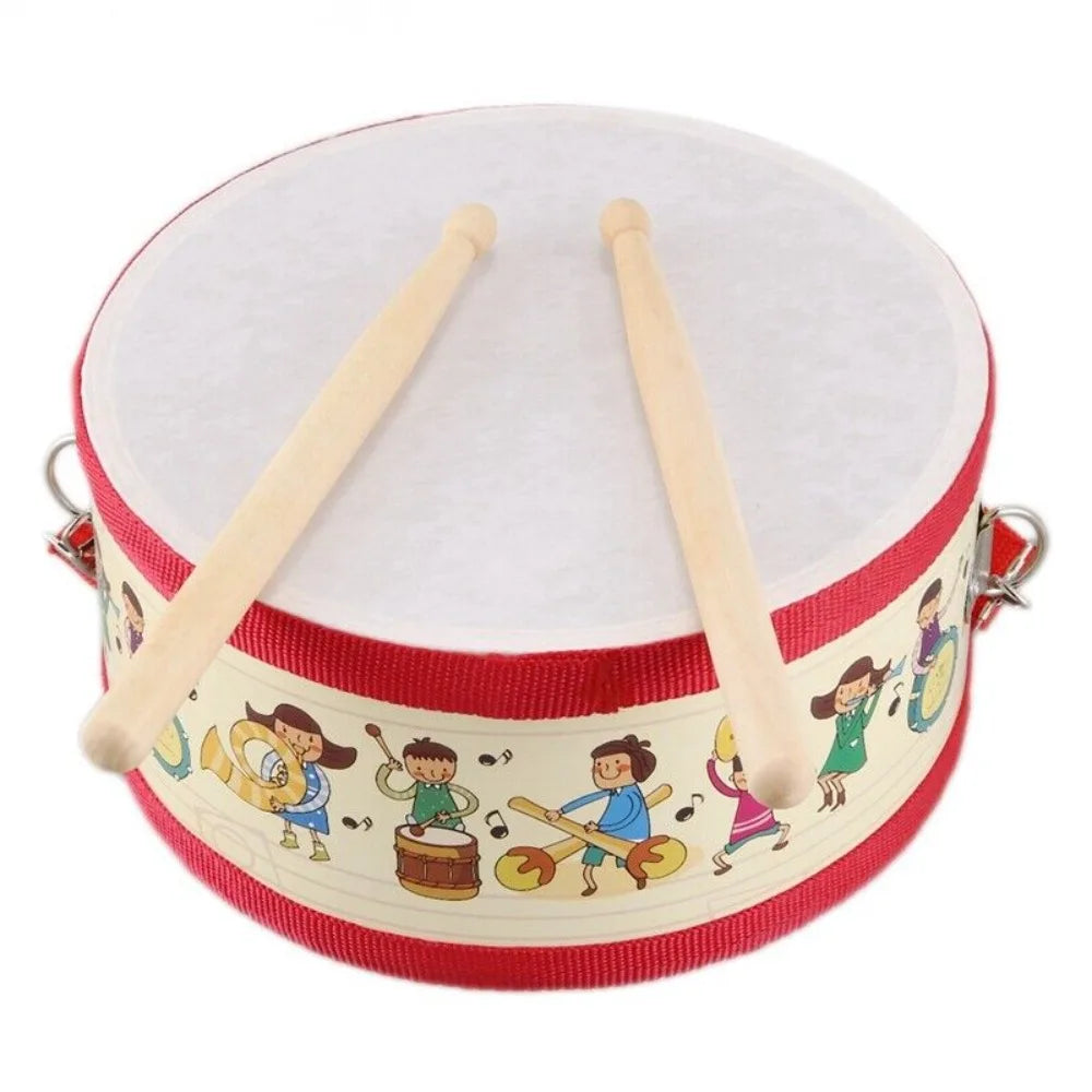 New Early education Beat Children  Toys Drum Wood Percussion instrument Musical Instrument