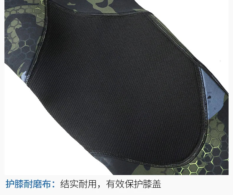 3mm Fishing Suit Diving Suit Cold and Warm Split Body Swimming Surfing Suit Free Diving Fishing and Hunting
