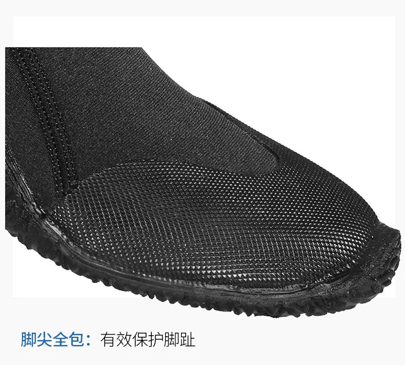 3MM Short Diving Boots Neoprene Scuba Diving Snorkeling Water Shoes Beach Surfing Anti Slip Boots Snorkeling Spearfishing Shoes