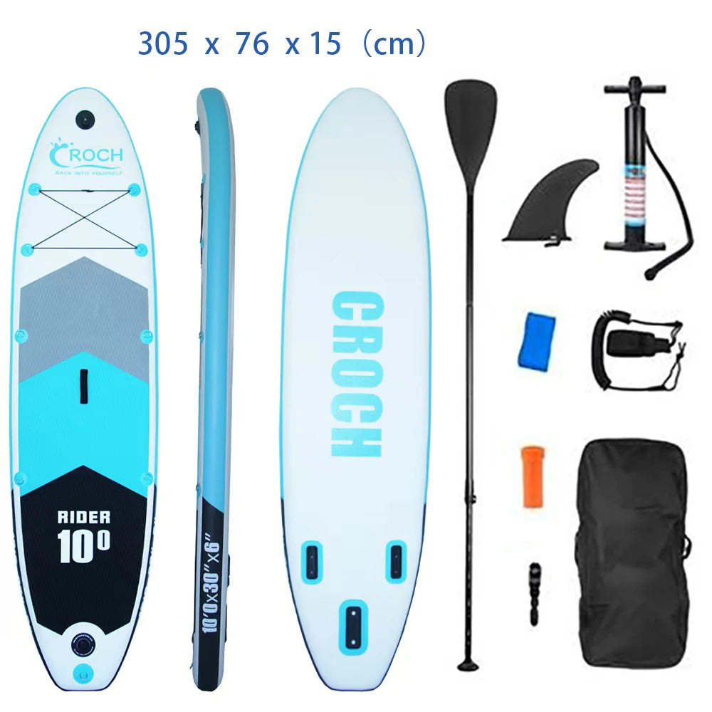 TOURUS  blue wood double layers sup boards melting inflatable stable stand up paddle board 11feet 33inch