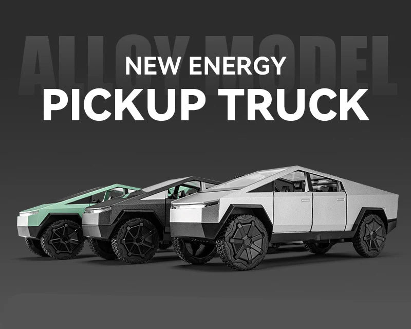 1:32 Cyber toy truck Car Model Alloy Car Die Cast Toy Car Model Sound and light Children's Toy Collectibles