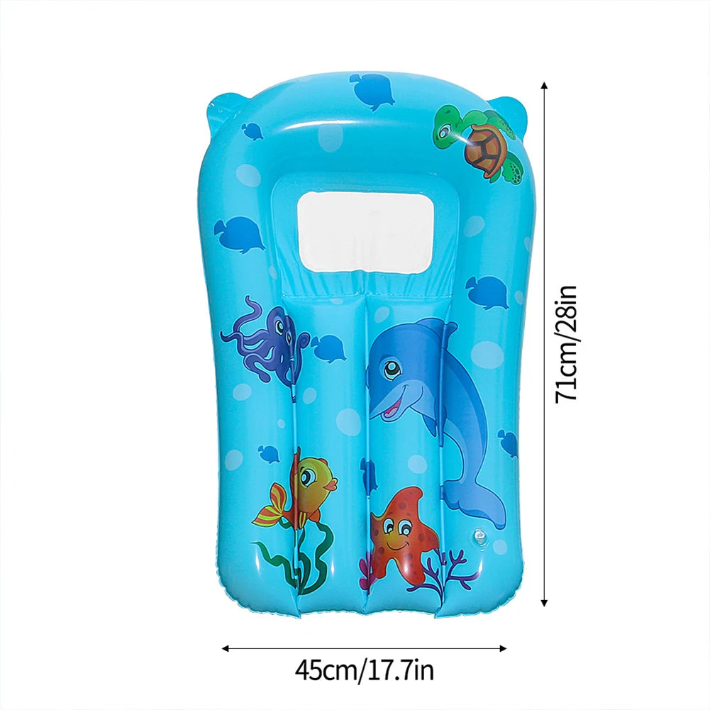 for Kids PVC Water Hammock Recliner Inflatable Floating Row Swimming Mattress Children Sea Swimming Pool Party Lounge Bed