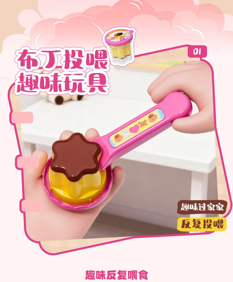 New Cute Children Feeding Series Toy Set Simulation Ice Cream / Pudding / Bento / Ramen Fun Play House Feeding Happy Game Toys