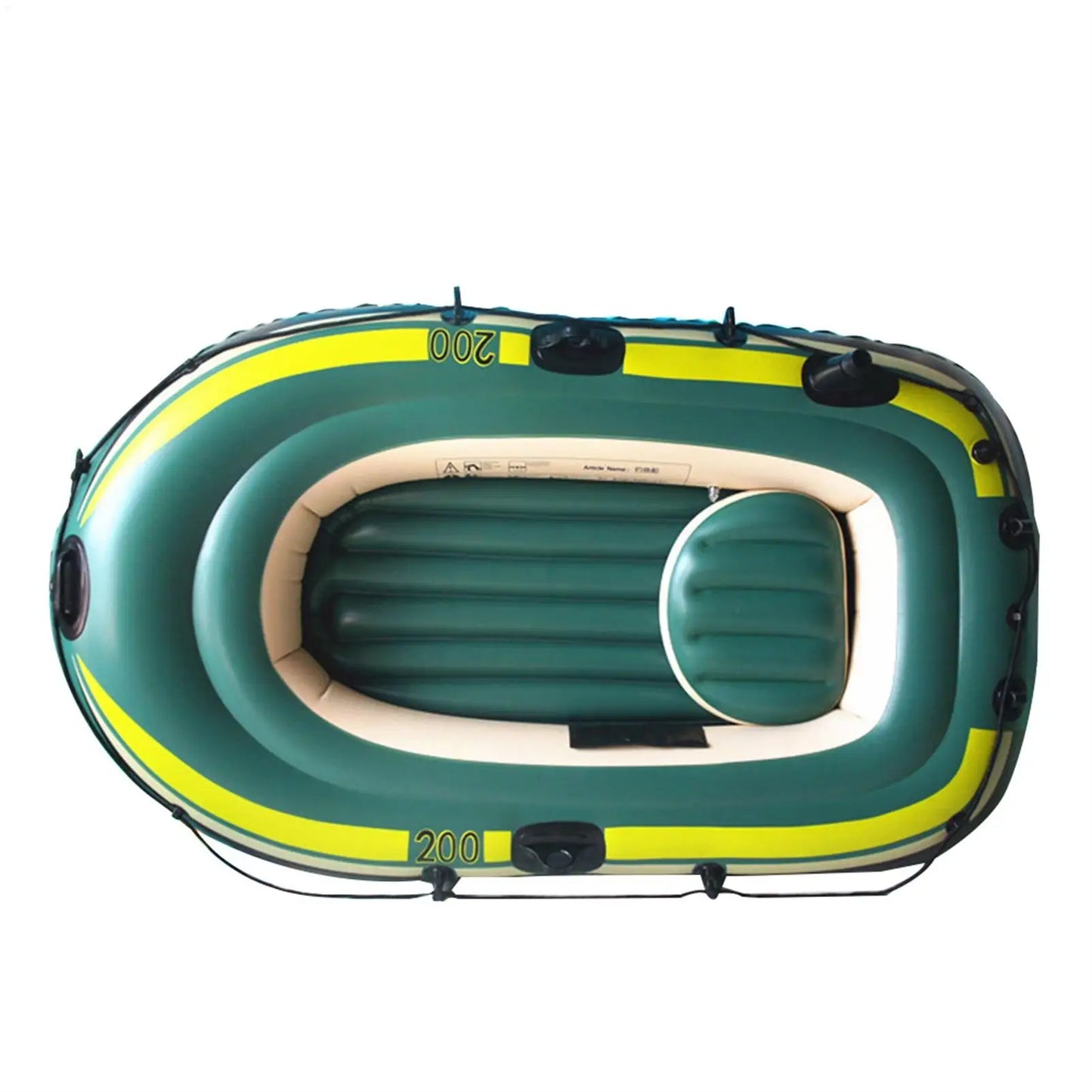 2/3 Person Inflatable Boat Set Heavy Duty Fishing Air Kayak Canoe (NO Oars And Foot Pump) Fishing Drifting Rafting Boat