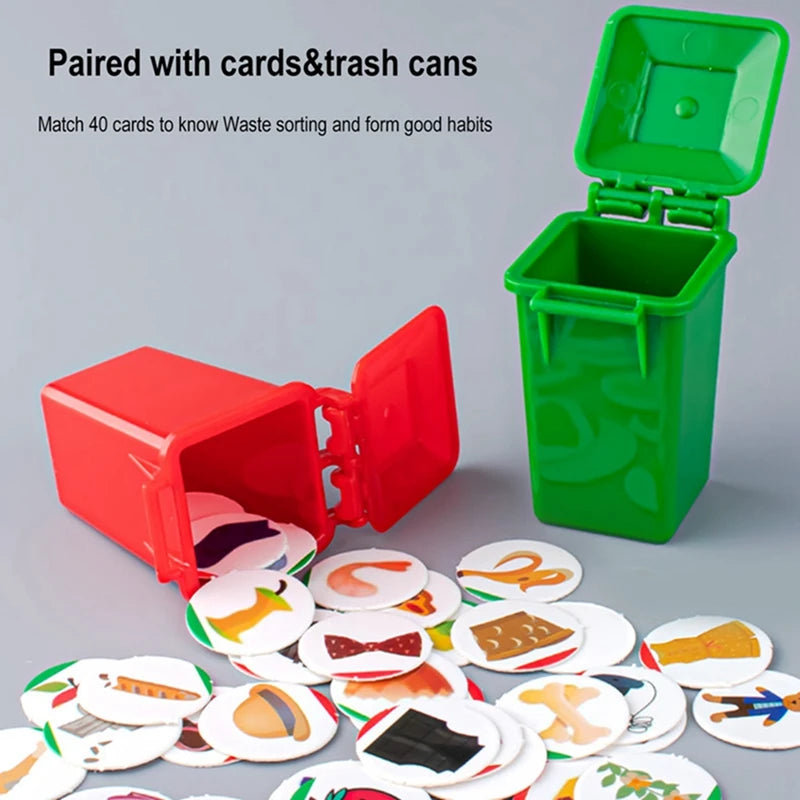 New Children Toys City Garbage Truck Model Diecast Plastics Garbage Sorting Sanitation Vehicle Car Sound Light Kids Xmas Gifts