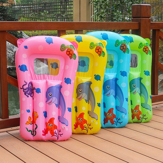 for Kids PVC Water Hammock Recliner Inflatable Floating Row Swimming Mattress Children Sea Swimming Pool Party Lounge Bed