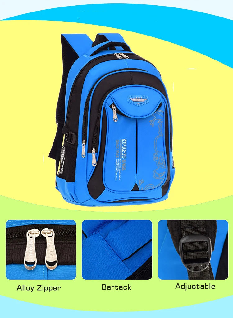 Backpack School Bag Back Pack For Boy Children Kid Child Teenager Schoolbag Male Men Primary Bookbag Bagpack Book Portfolio Teen