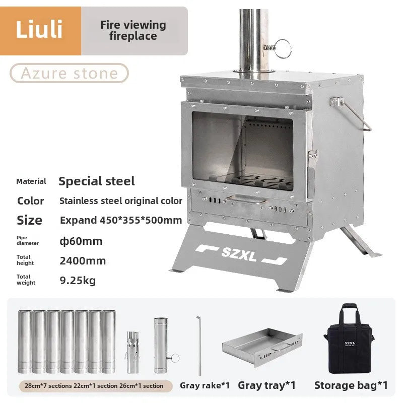 Firewood Fireplace Master Firewood Fireplace Outdoor Winter Heating Furnace Firewood stove Camping