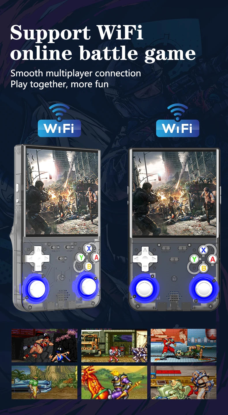 R36 ultra retro handheld game console 4.0 inch open-source Linux system portable video player handheld game console R36ultra