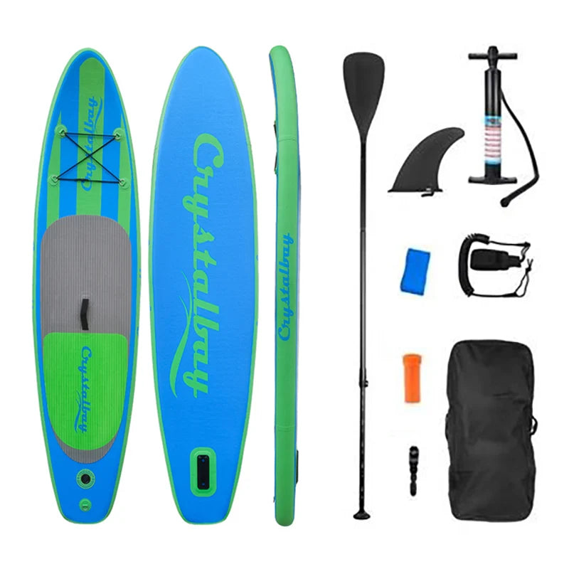 TOURUS  blue wood double layers sup boards melting inflatable stable stand up paddle board 11feet 33inch