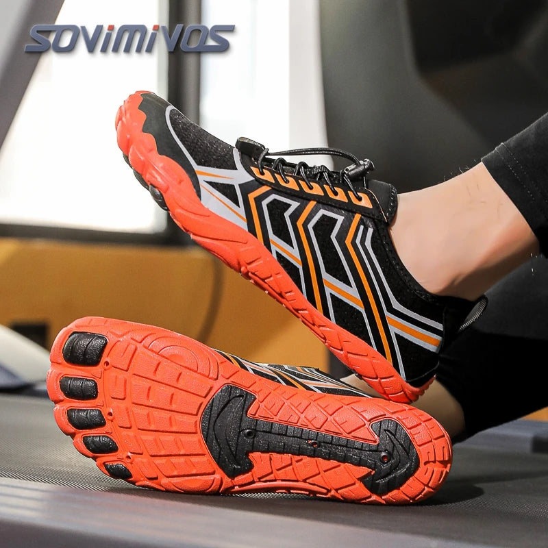 Green Water Shoes For Men Aqua Upstream Shoes New Breathable Mesh Beach Sandals Summer Sport Shoes Women Swimming Shoes Slippers