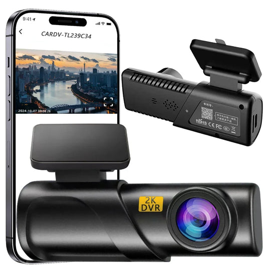 Dash Cam Smart Car Recorder HD 1080P ACC USB Panoramic WIFI Vehicle Driving Recorder 24H Monitoring Dashcam Parking Monitor