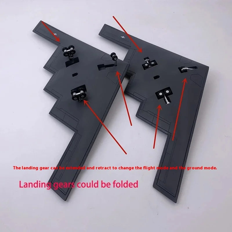 Diecast 1/200 Scale B2 USAF B-2A Bomber Aircraft Airplane Plane Replica Model Toy For Display Collection Holiday gifts