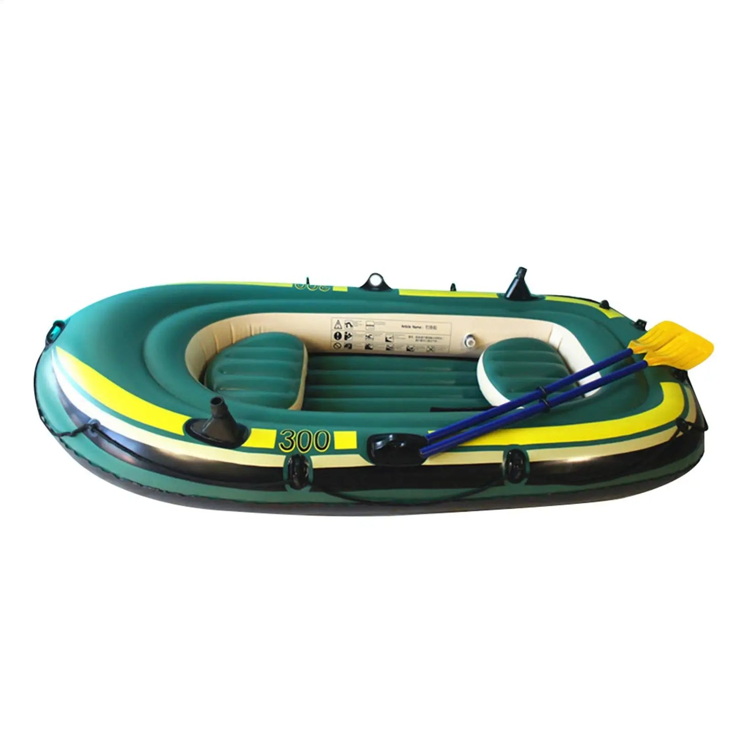 2/3 Person Inflatable Boat Set Heavy Duty Fishing Air Kayak Canoe (NO Oars And Foot Pump) Fishing Drifting Rafting Boat