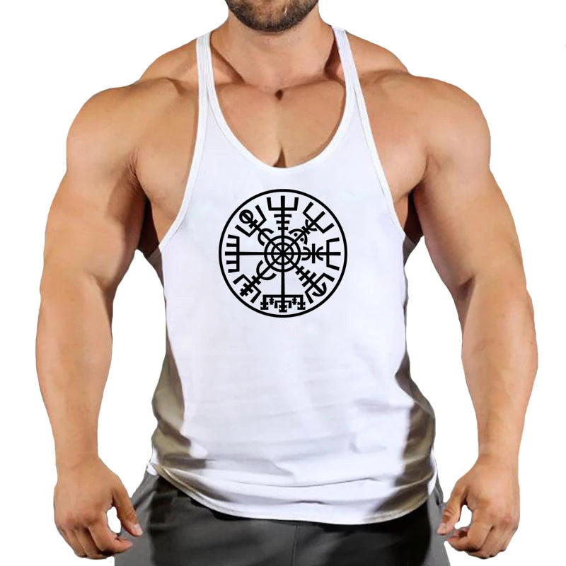 Gym Vest Fitness Shirt Muscle Man Singlet Men Tank Tops Stringer Sleeveless Sweatshirt Men's Singlets Top for Fitness Clothing