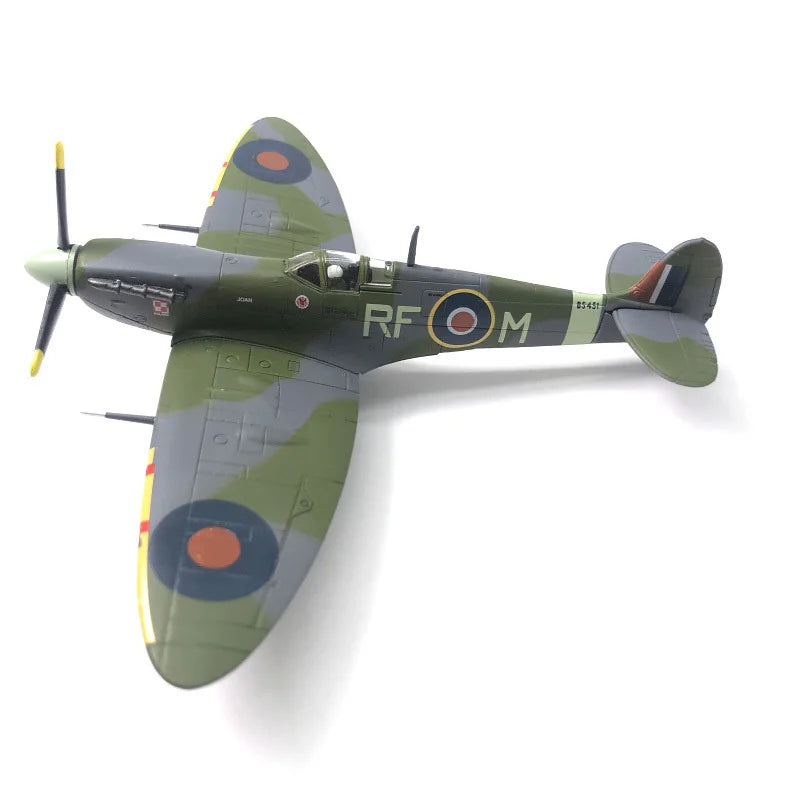 JASON TUTU 1/72 Scale Spitfire Fighter Diecast Metal Military Aircraft Model Collection Drop Shipping