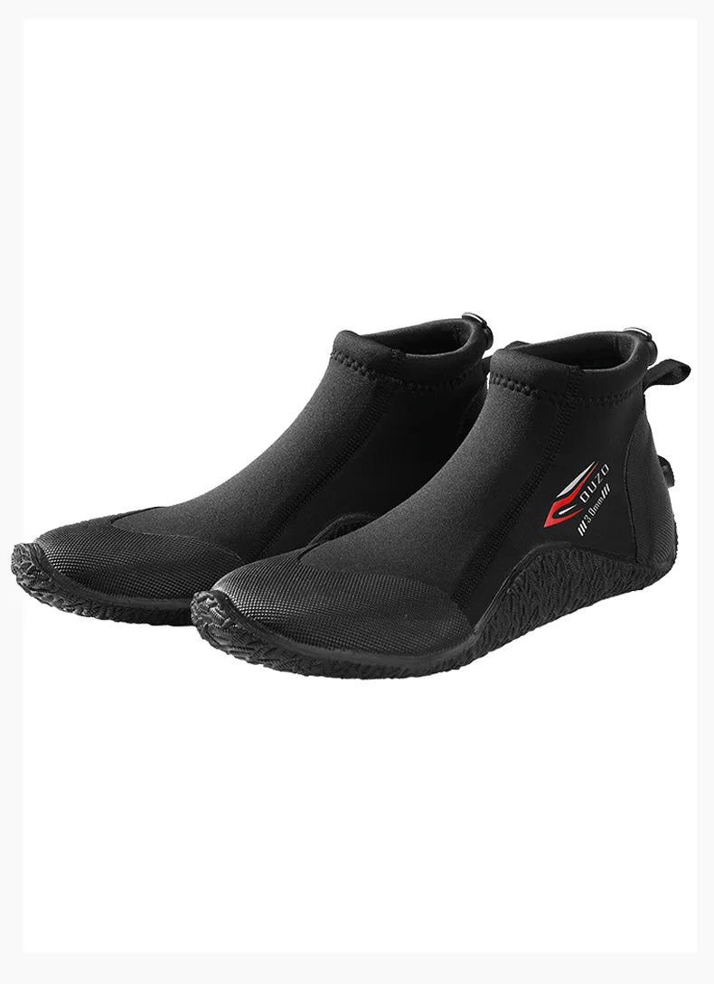 3MM Short Diving Boots Neoprene Scuba Diving Snorkeling Water Shoes Beach Surfing Anti Slip Boots Snorkeling Spearfishing Shoes