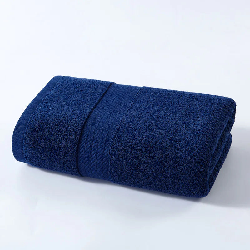 Set of 1/2 Cotton Bath Face Hand Big Towels 50x100cm Quick-drying Absorbent Washcloths Grey Towels For Bathroom 타월 Serviettes