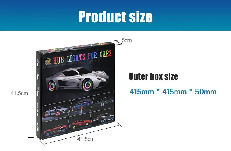 4 Pcs RGB Car Wheel Light For 15.5 inch 17 inch 19 inch APP/Remote Car Hub Light 12V LED With Brake Steering Phantom Neon Lamp