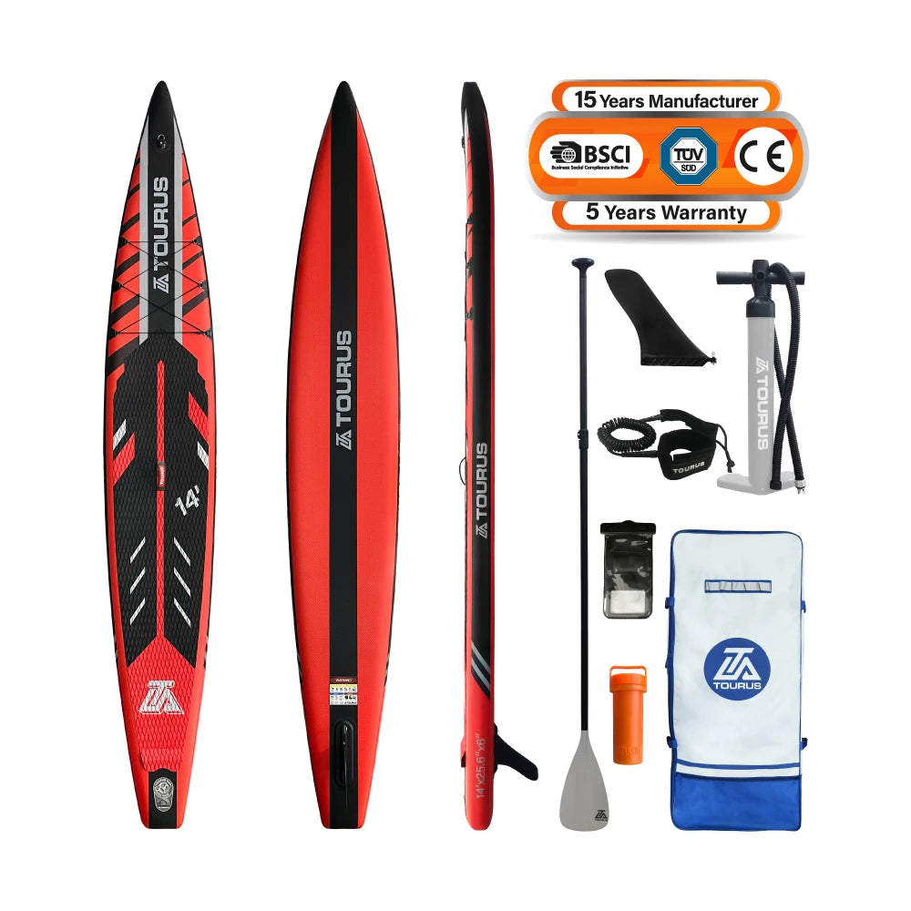 TOURUS  blue wood double layers sup boards melting inflatable stable stand up paddle board 11feet 33inch