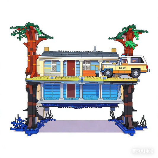 New inverted toy building blocks set toys for children birthday Christmas gifts adult party DIY holiday gifts