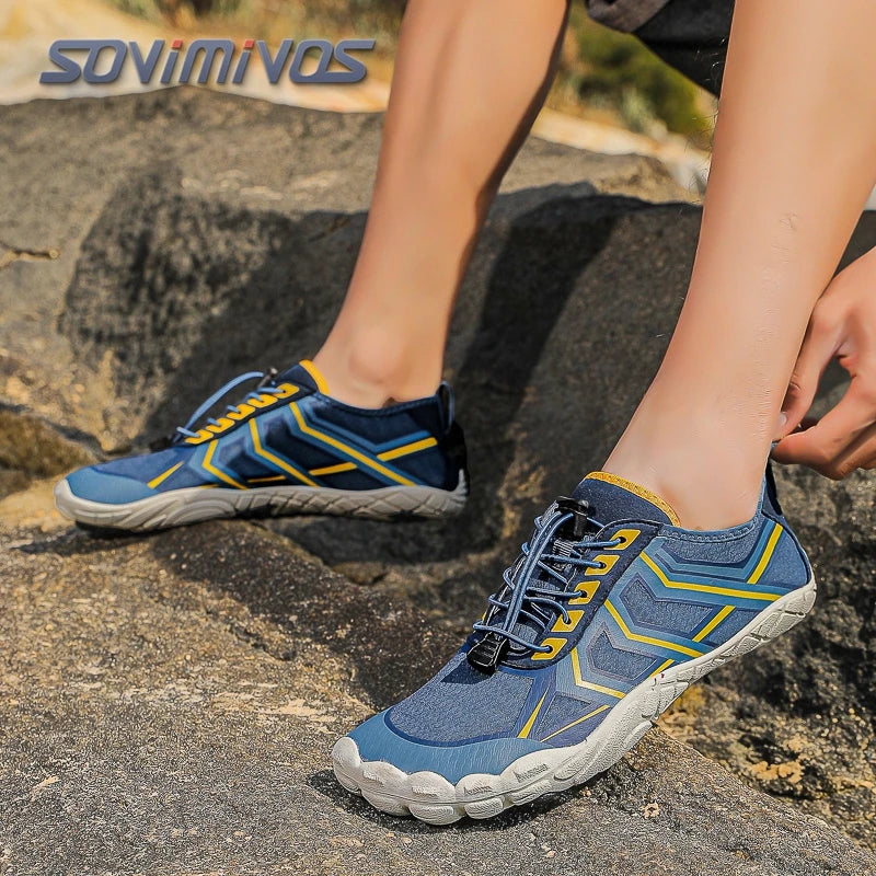 Green Water Shoes For Men Aqua Upstream Shoes New Breathable Mesh Beach Sandals Summer Sport Shoes Women Swimming Shoes Slippers